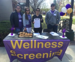 Students organize campus wellness screening