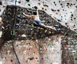 Westminster student battles scoliosis with rock climbing