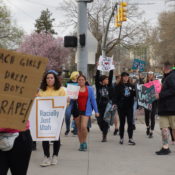 Westminster College students gather to ‘Take Back the Night’