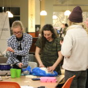 Students practice self-care, make homemade soap bars for single mothers’ resource center