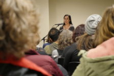 Poetry series celebrates 25 years with overflowing crowd