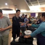 Students gather for bi-annual Late Night Breakfast as a break from finals