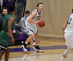 Men’s basketball secures two wins over the weekend against Skyhawks, Grizzlies on home court